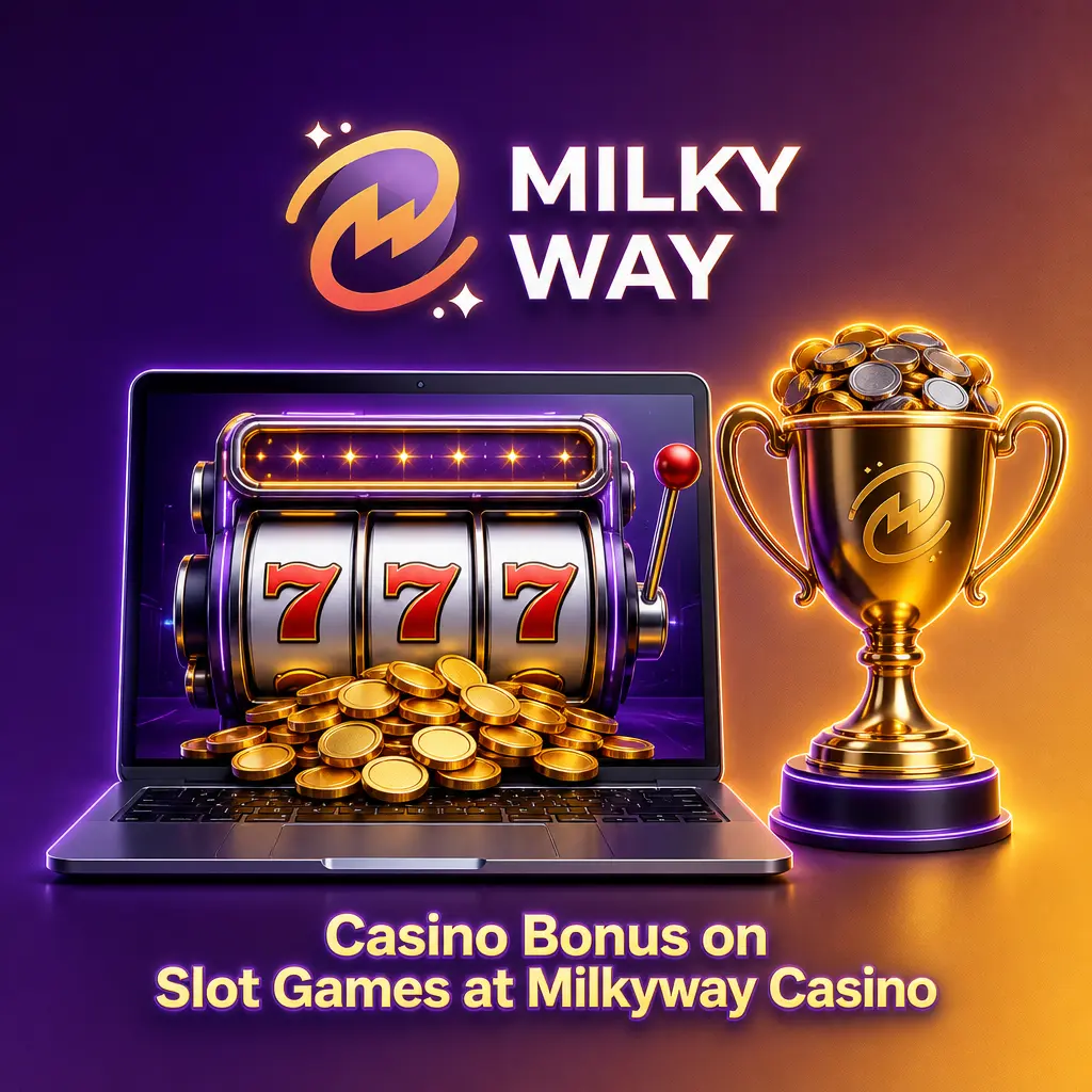 Milkyway Casino slot bonus: 150% match up to $500 or 50 free spins, weekly reloads, and up to 15% cashback for players.