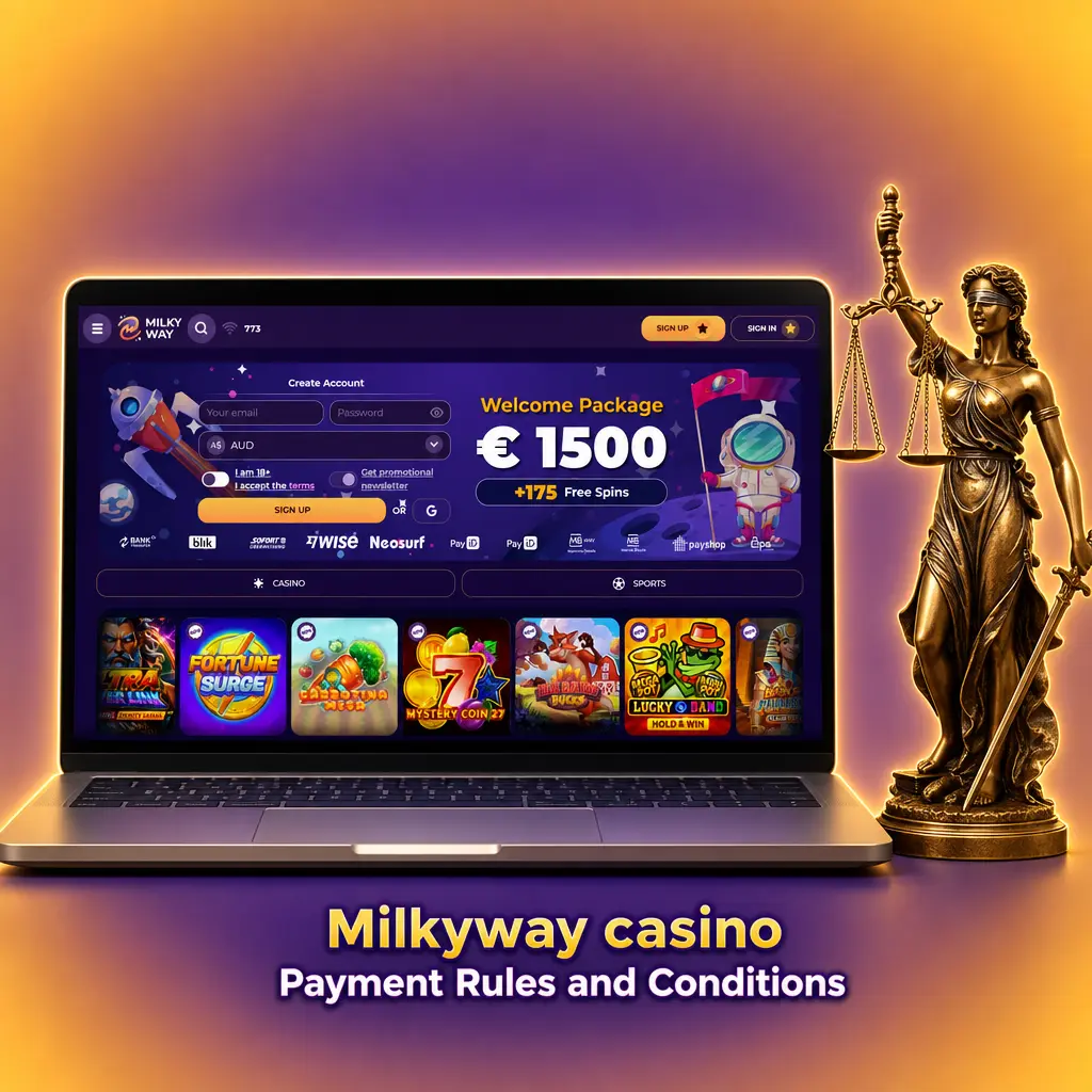 Milkyway Casino payment rules: ID verification, matching methods, wagering completion, and daily/monthly withdrawal limits explained.